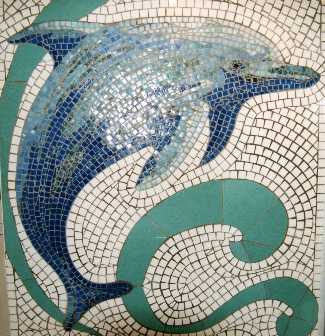 dolphin mosaic