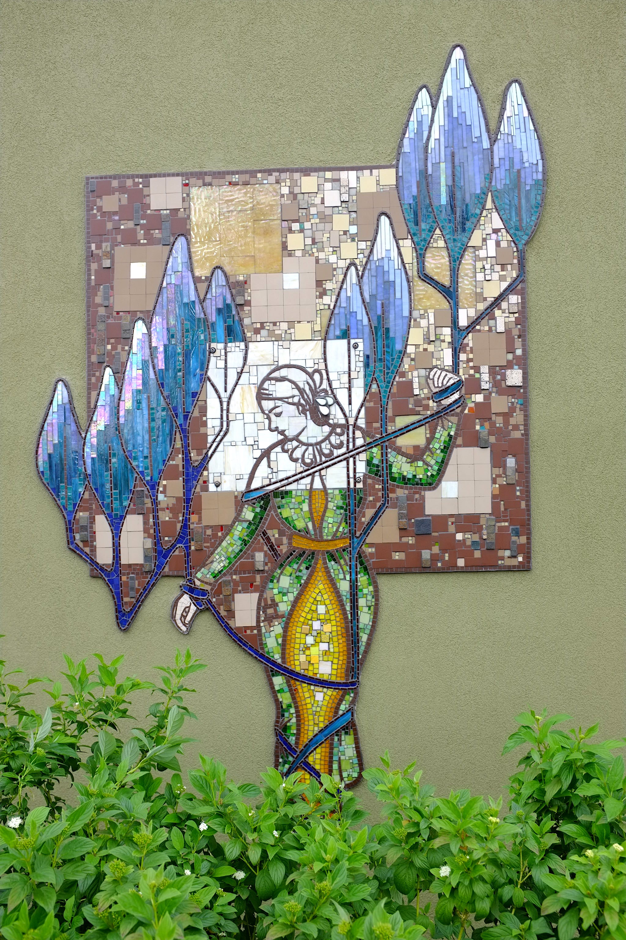 mosaic of a women depicting empowerment