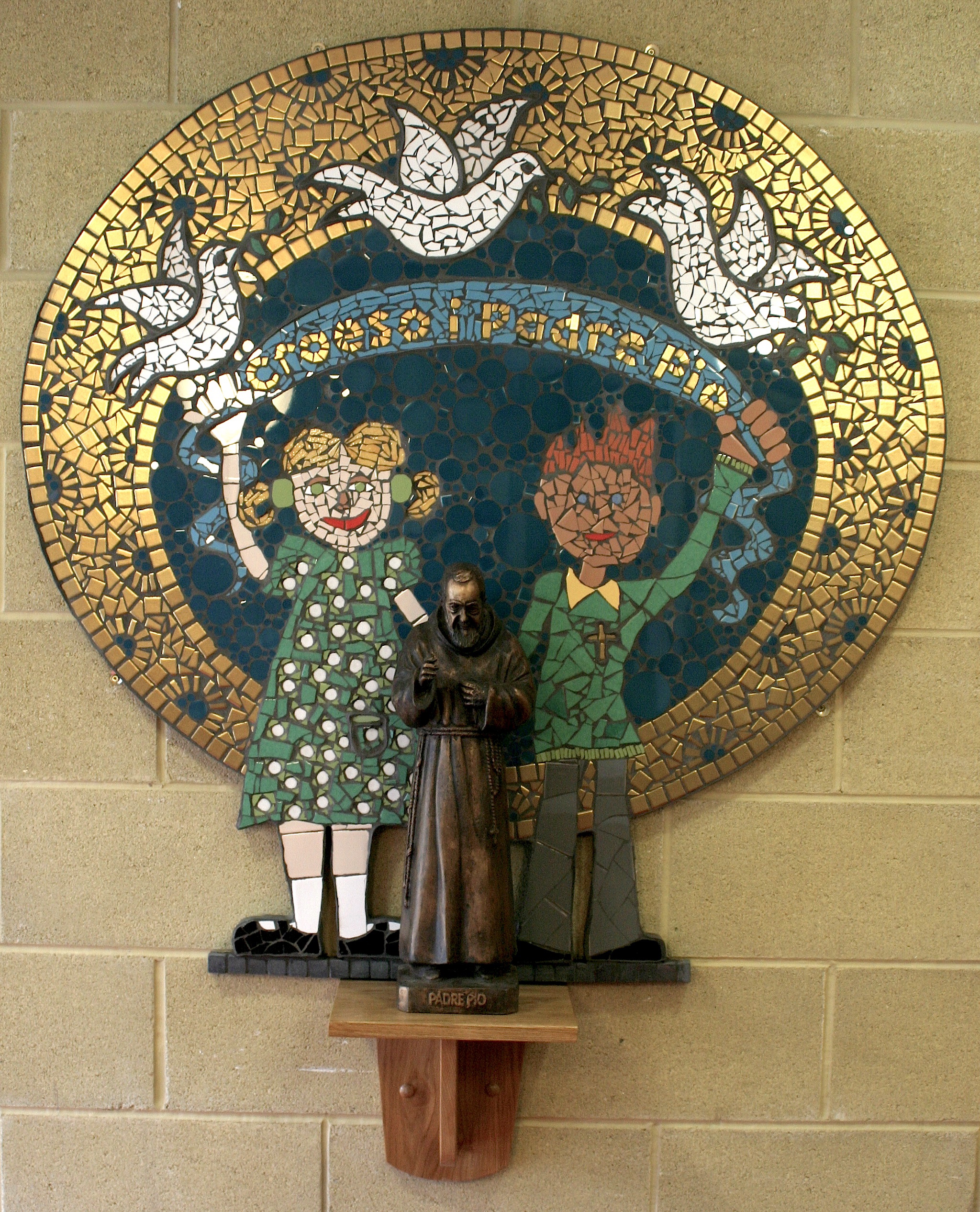 mosaic of Padre Pio